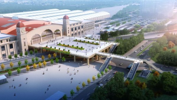 汉口火车站北广场何时投入运营,武汉汉口火车站北广场建设进度