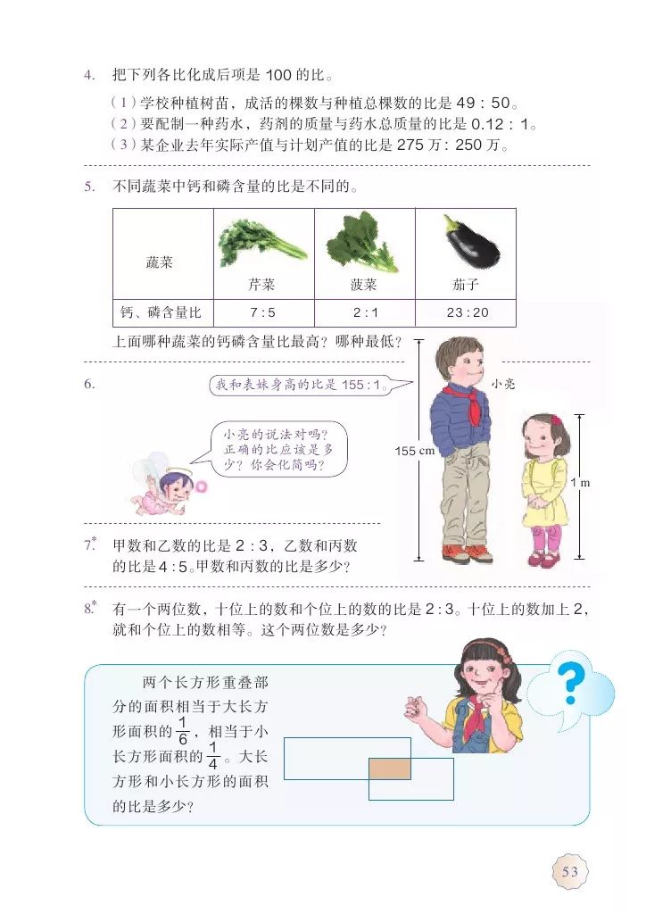 人教版六年级上册数学电子课本教材（高清版），暑假预习收藏
