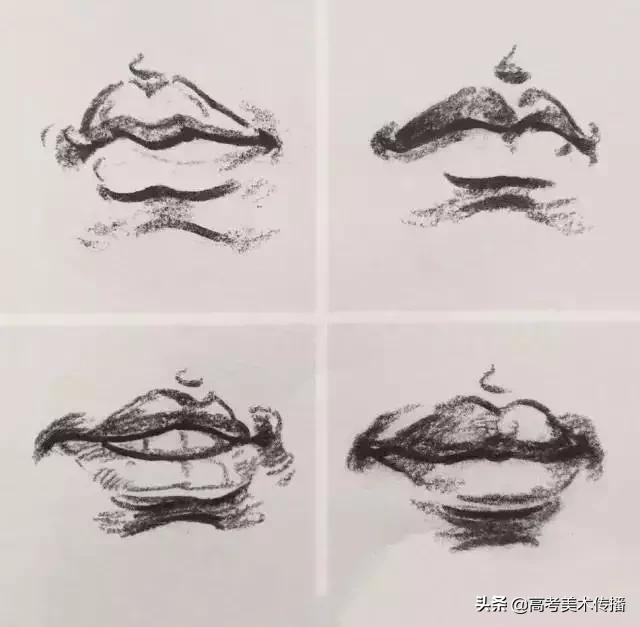 速写五官技法,速写五官的画法精讲