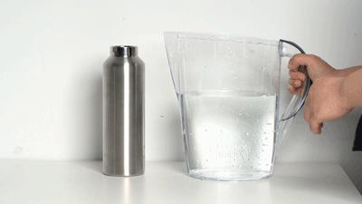 单手开盖无螺纹水杯,按压式自动开盖水杯