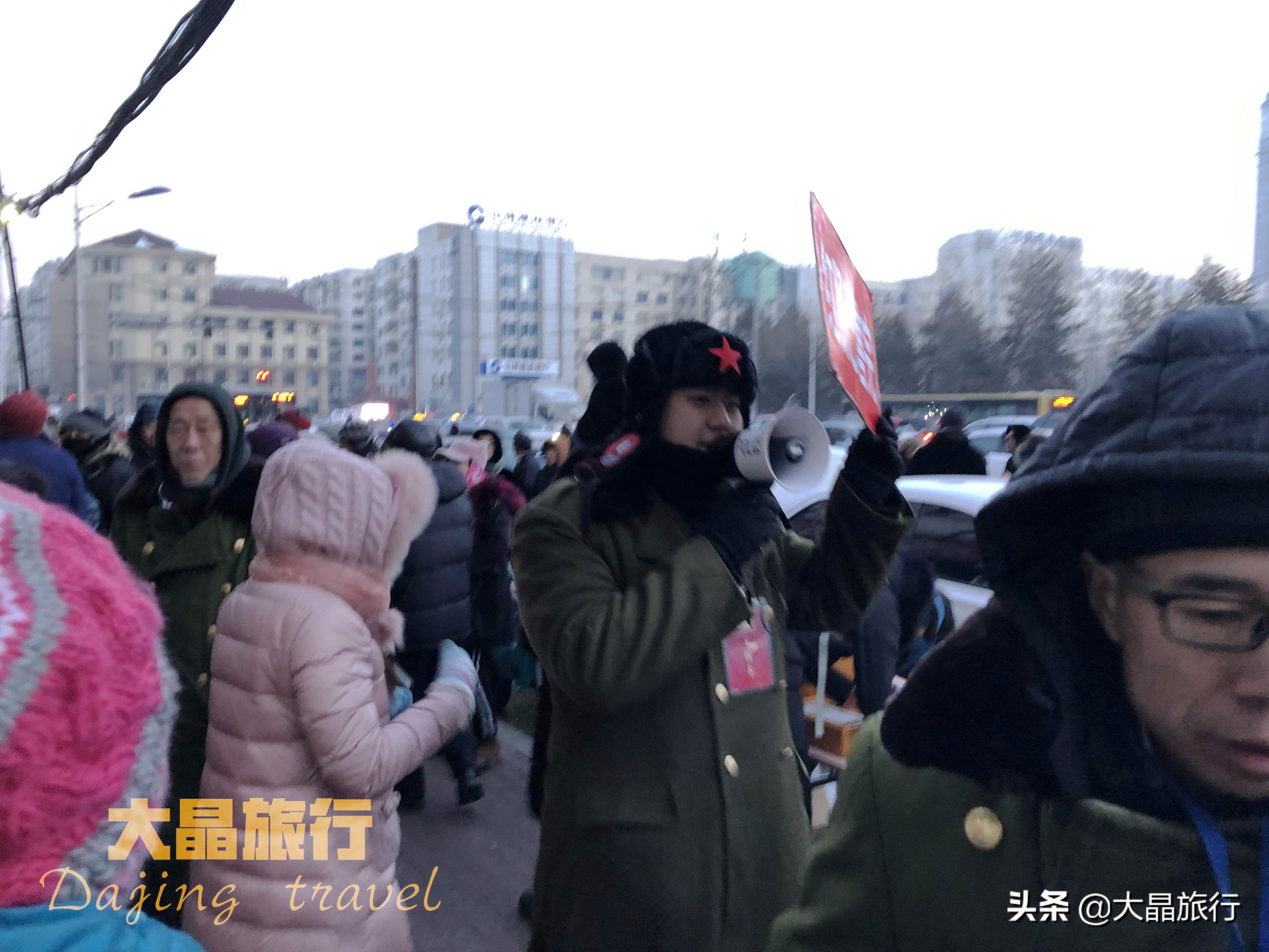 排队哈尔滨红肠,哈尔滨肉联红肠排队