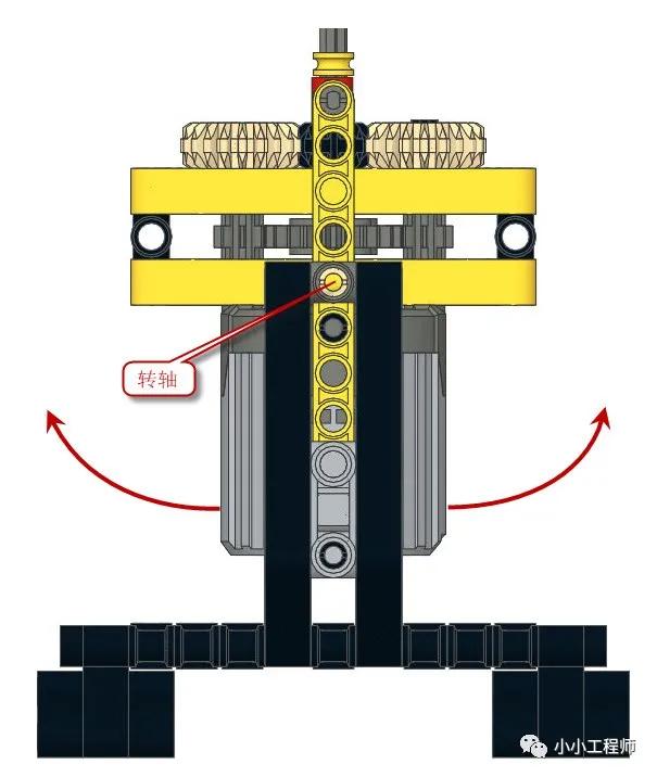 乐高连杆机构,乐高平衡梁式悬挂系统