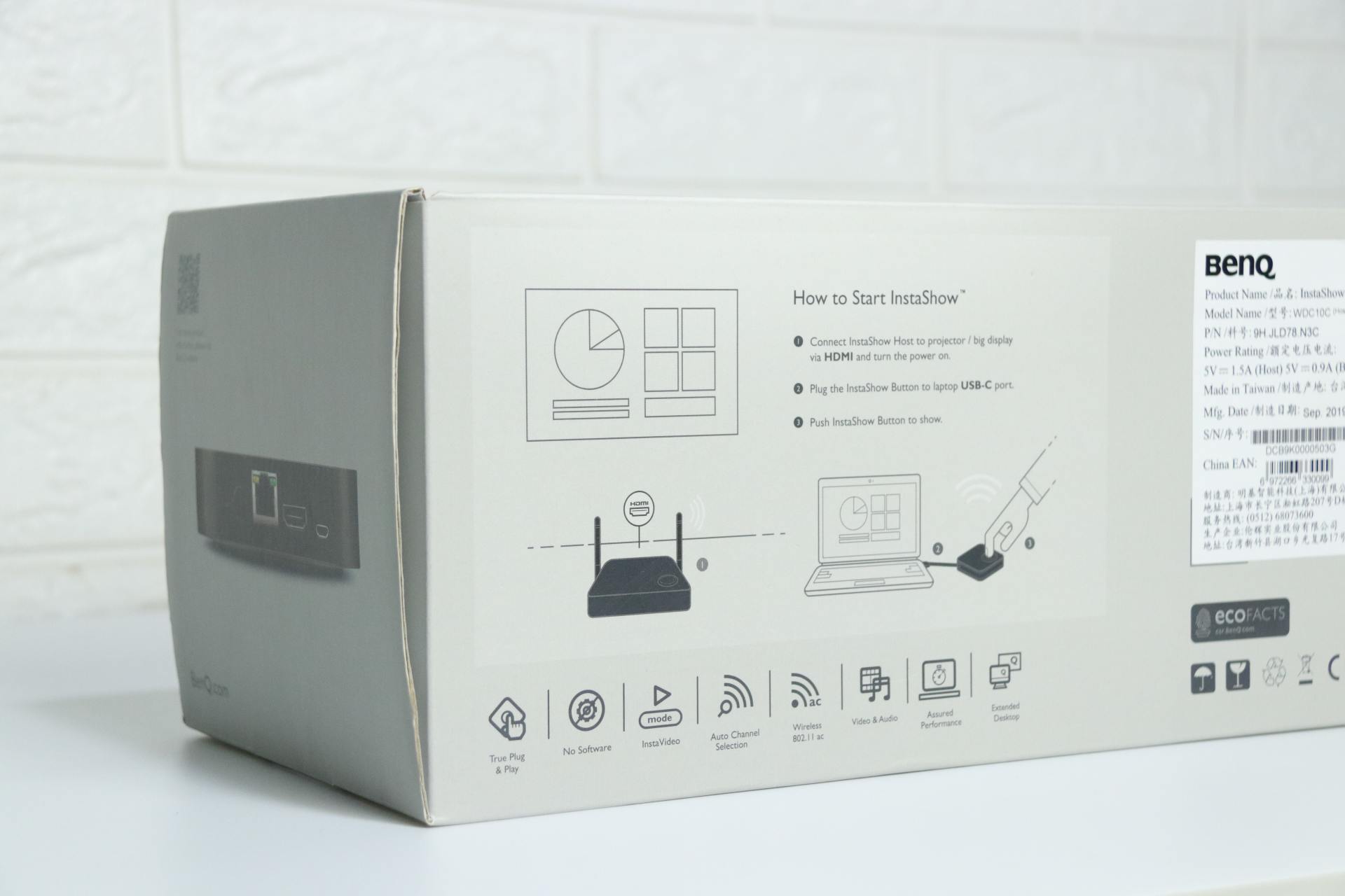 明基WDC10应答秀体验,3秒无线投屏,省去布线麻烦