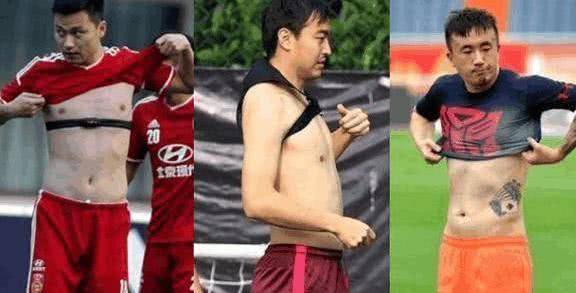 国足与国外职业球员体型对比,国足新老球员肌肉对比
