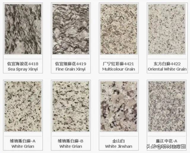 世界石材标准图谱电子书,常用石材品种名称大全图谱