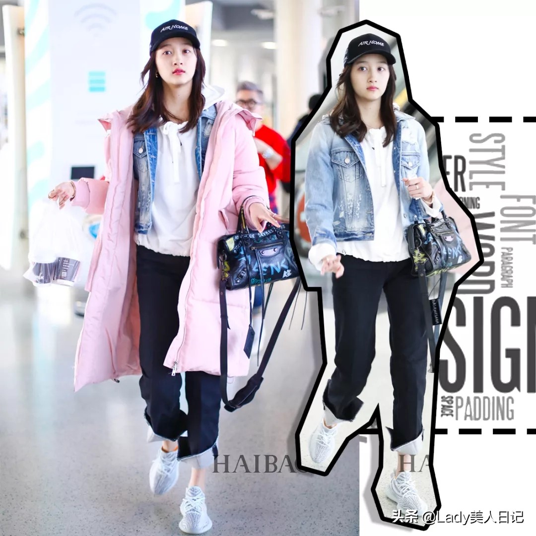 微胖穿卫衣的效果,卫衣小个子穿搭145-150显瘦