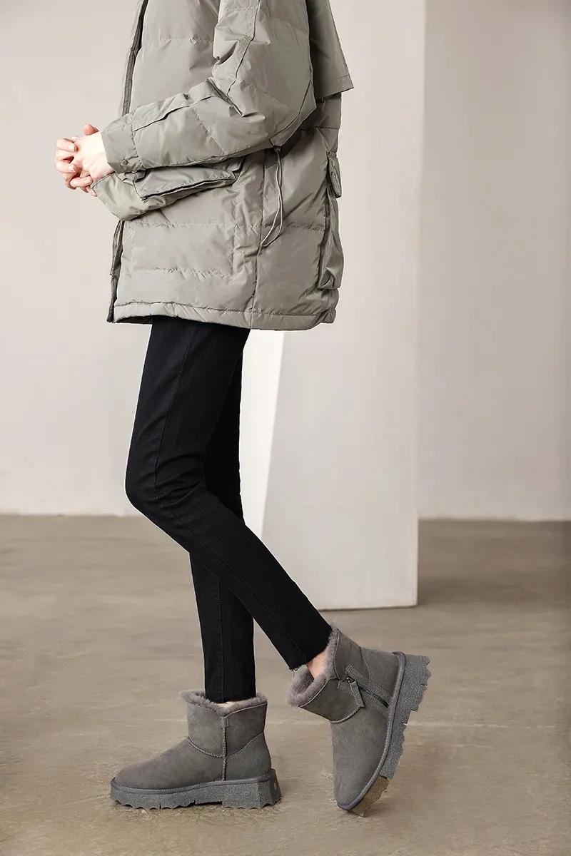 温暖雪地靴冬季怎么搭才美,舒适时尚秋冬雪地靴