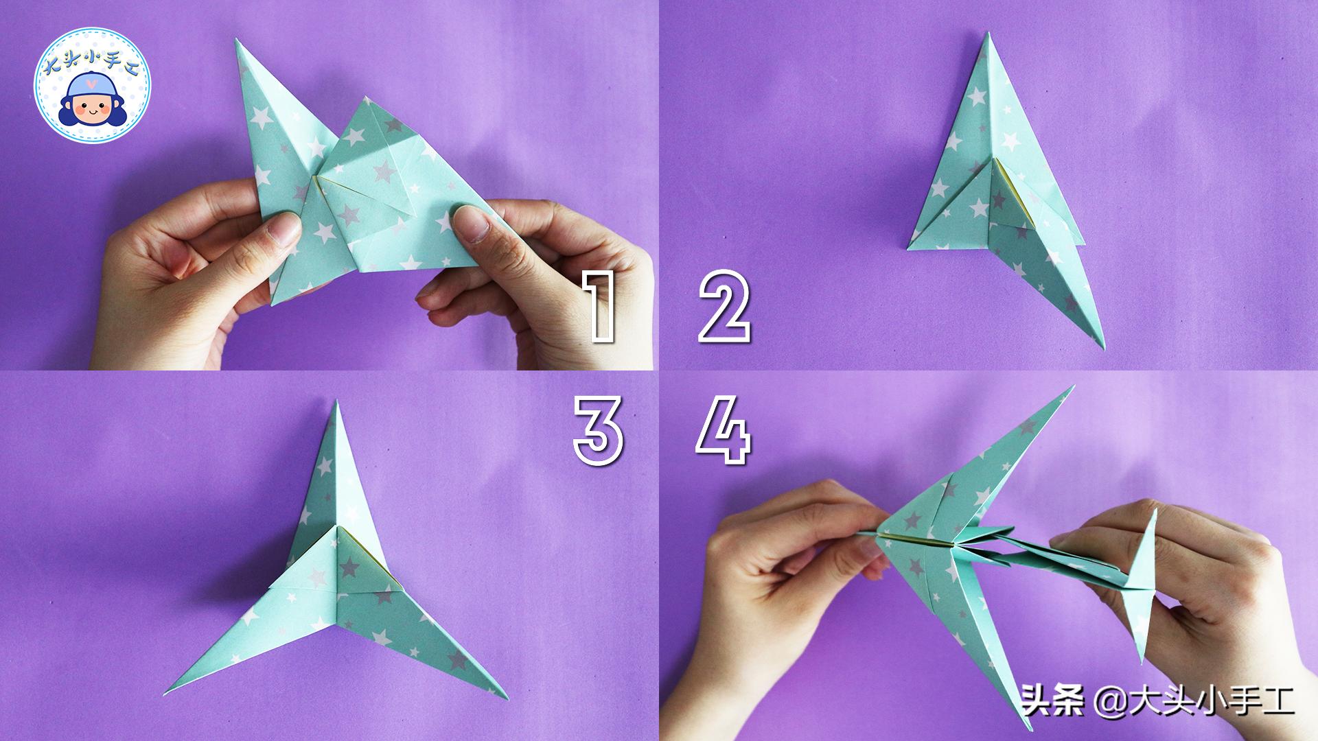 怎么折纸飞机普通的纸飞机,简单纸飞机折纸教程大全