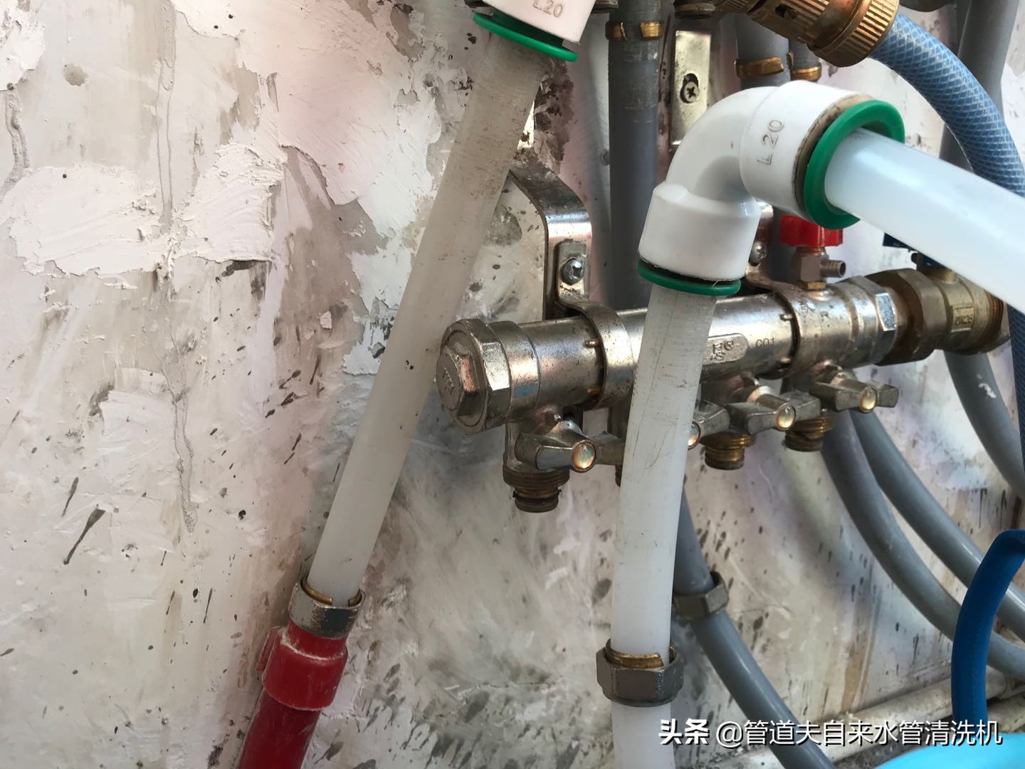 海绵弹清洗地暖详细操作步骤