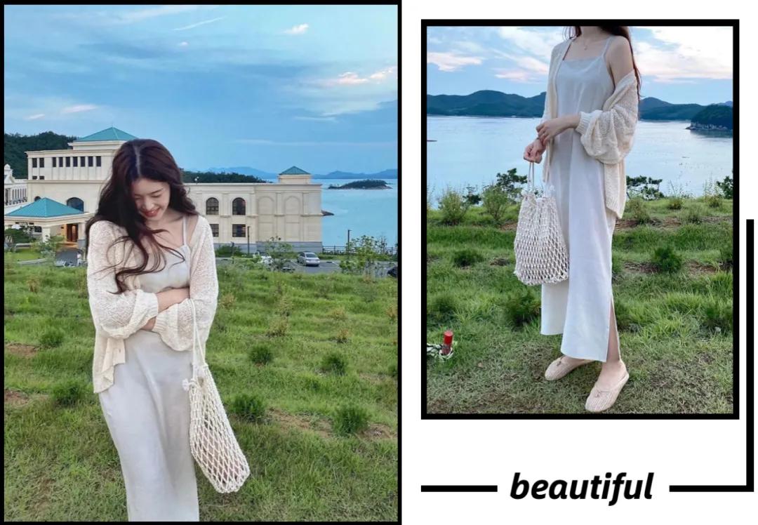 吊带黑色蕾丝穿搭,蕾丝吊带女穿搭