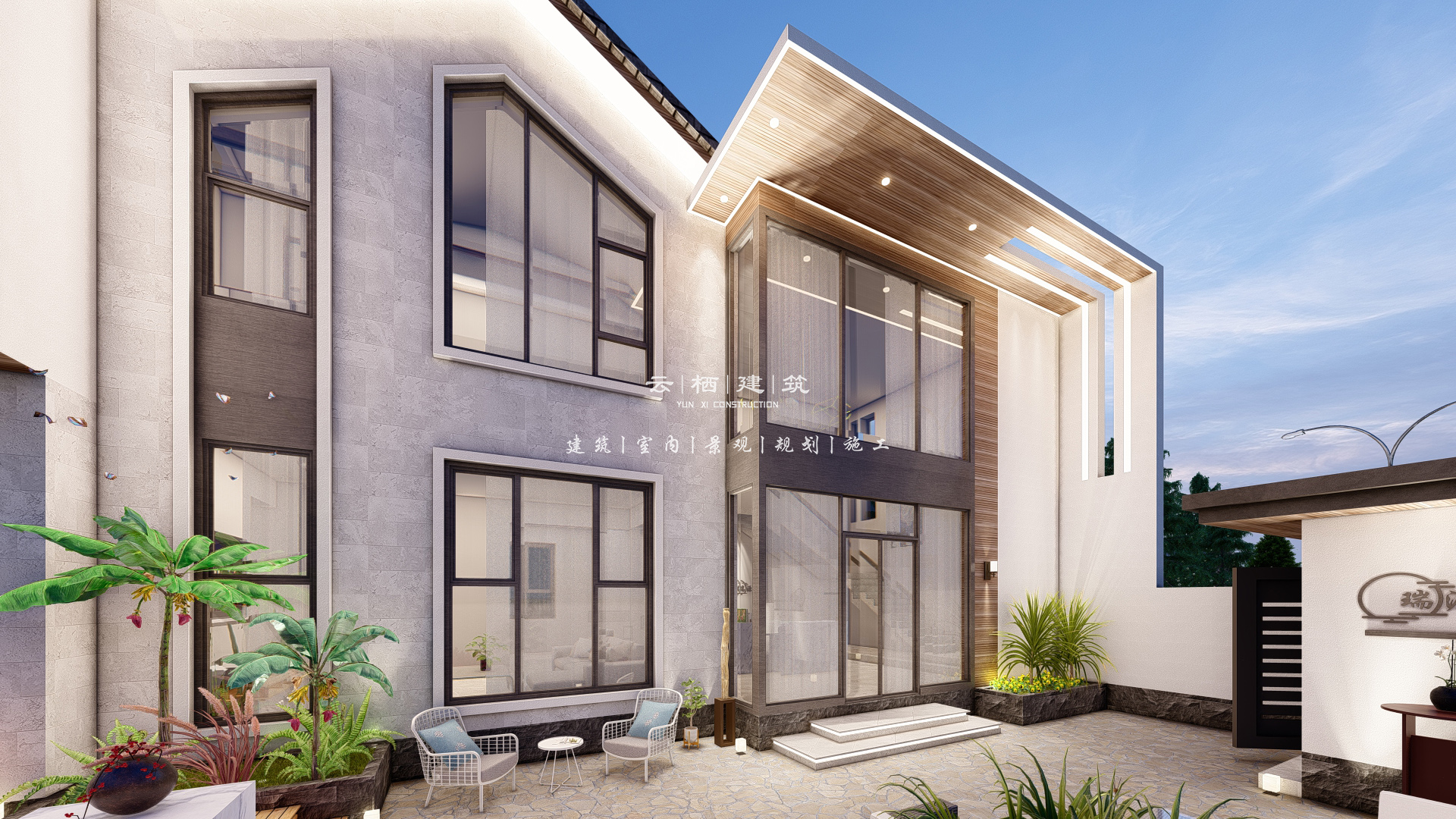 兄弟双拼别墅高大尚,9米开间兄弟双拼房实景图