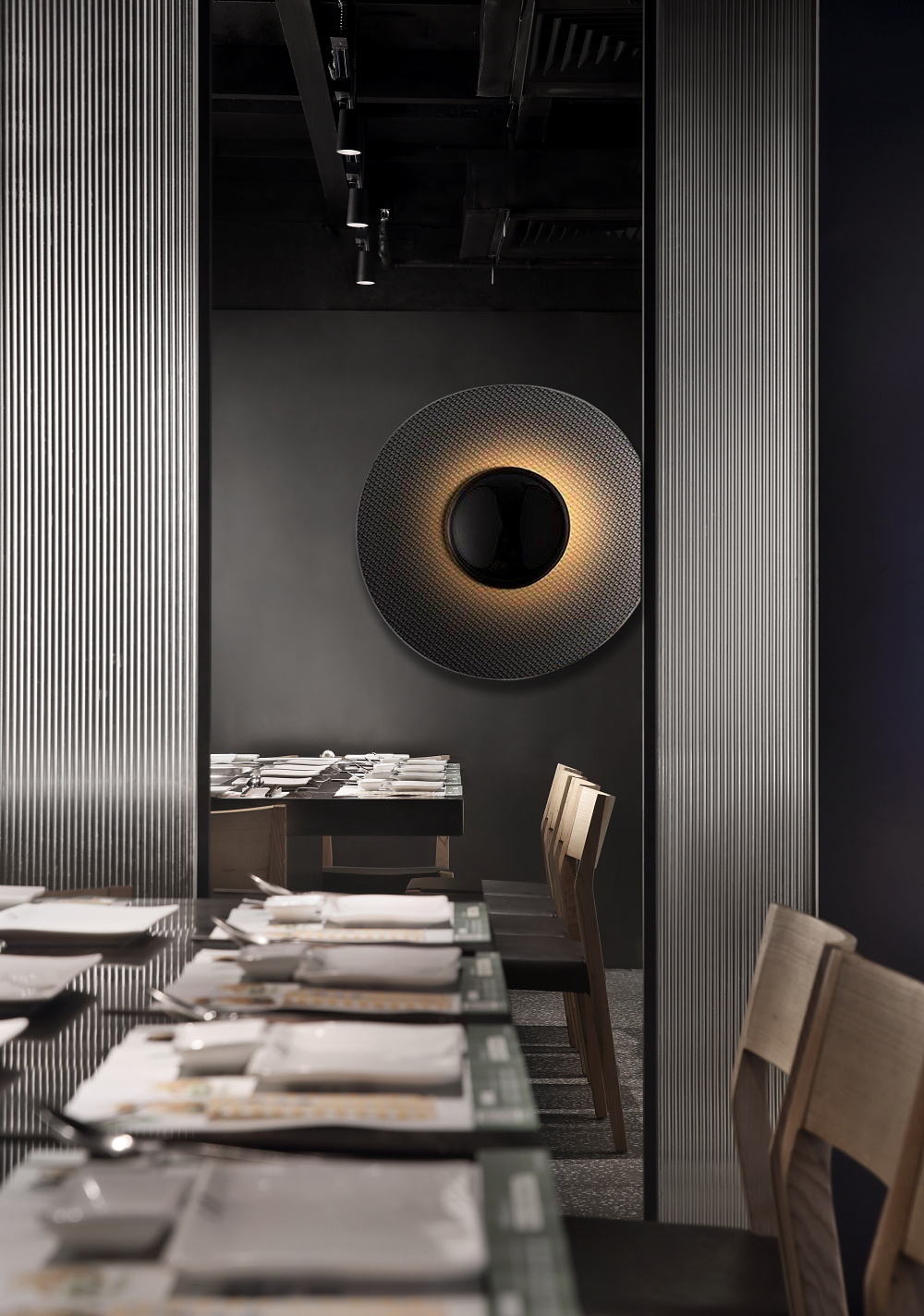 设计案例极简侘寂风,设计案例分享新中式极简