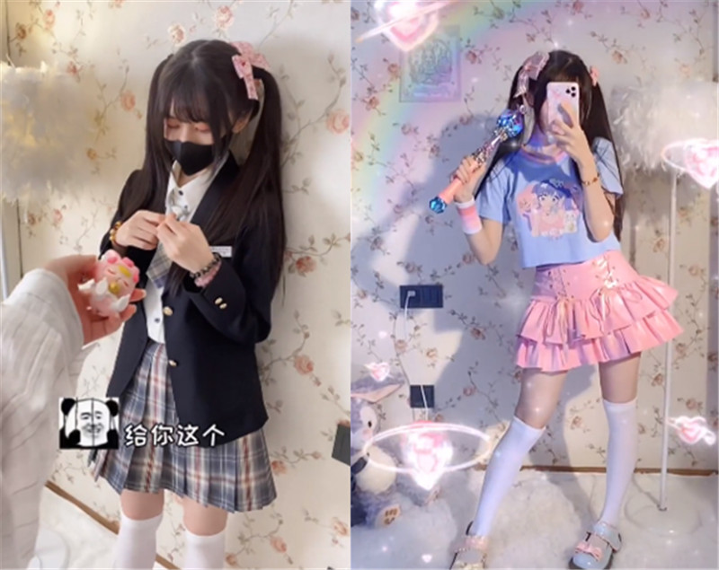 蔡萝莉整容后气质大变？JK白袜都不可爱了，王小歪却靠实力获赞