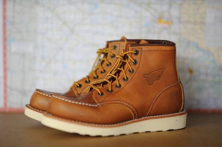 redwing红翼靴推荐,复古靴白色