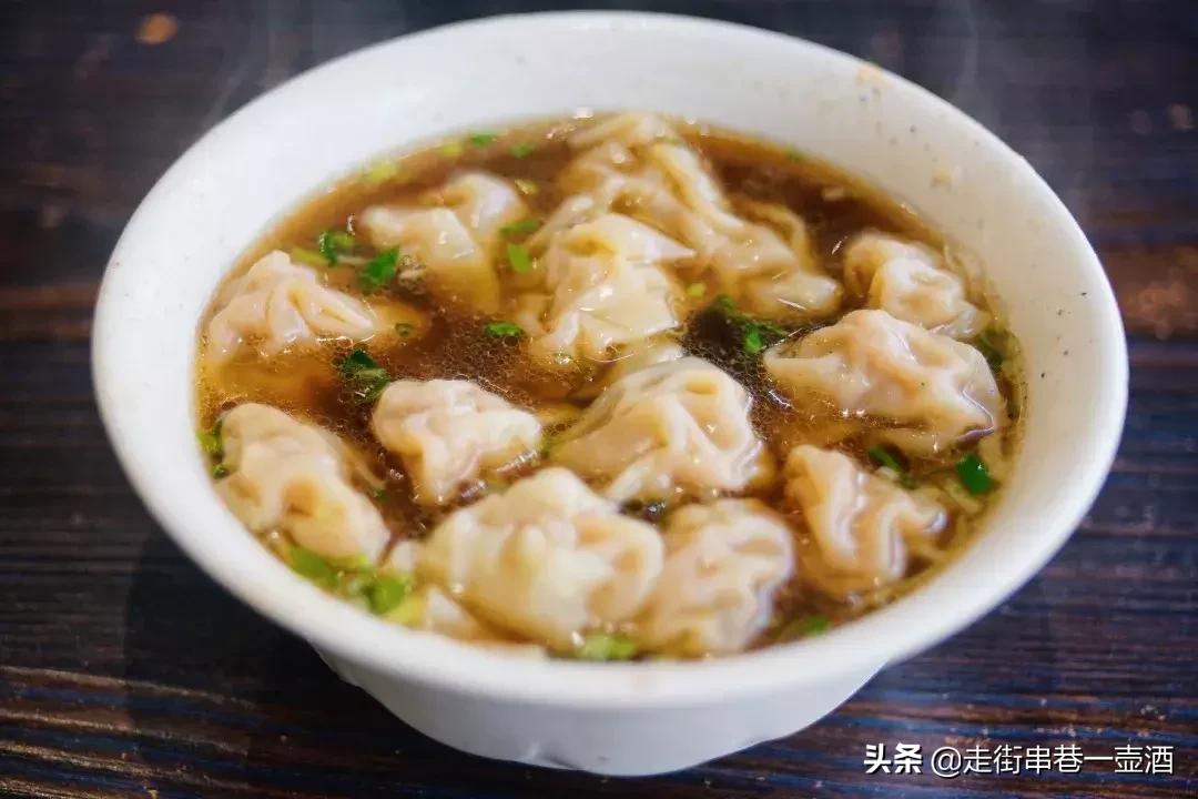 虾仁鲜肉馄饨吉祥馄饨,江都皮薄的馄饨