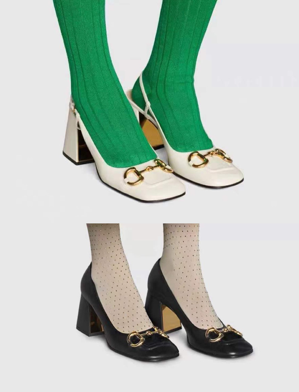 高跟鞋搭配袜子的穿搭,高跟鞋搭配小腿袜好看吗