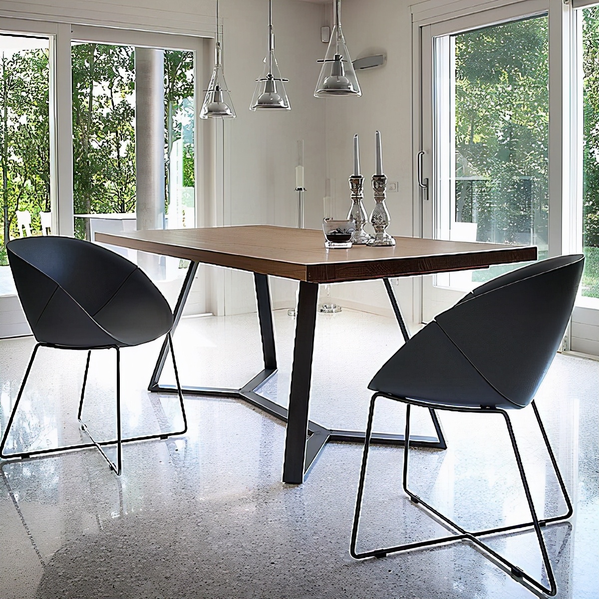 手工打造岩板餐桌,农村自己动手做餐桌