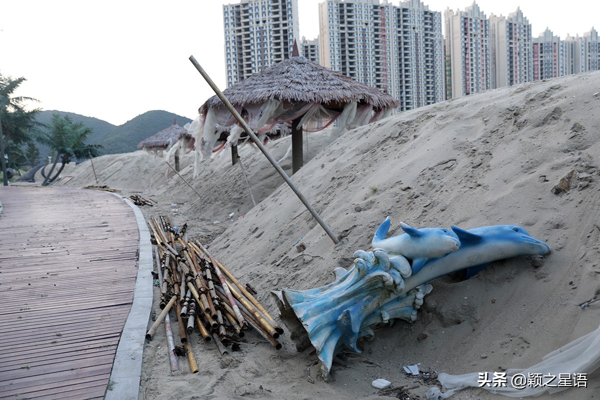 象山居然藏着如此美丽的沙滩，免费游玩，恒大烂尾楼堪称一景