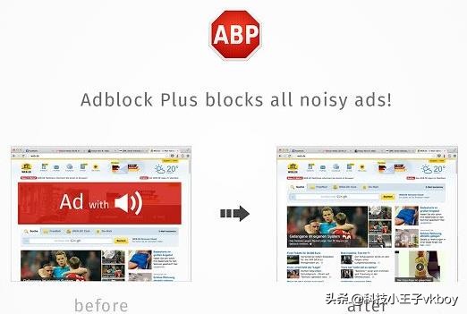 adblockplus插件是如何拦截广告的,请关闭浏览器adblock广告