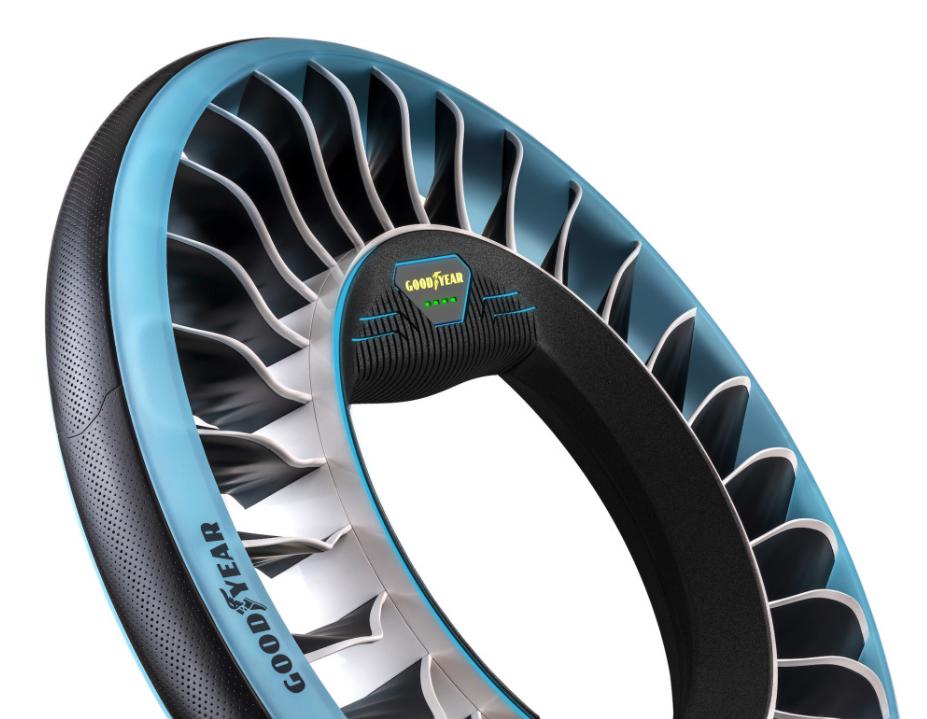 固特异飞行车轮胎视频,固特异轮胎特有技术