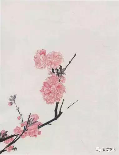 教你画好5个瓣!从笔尖到笔根画好桃花,这样画真的太简单了!