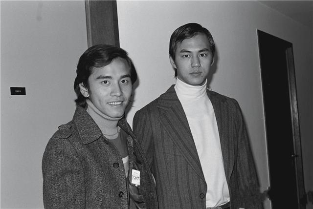 7080年代香港明星演员合影,香港老戏骨年轻时照片