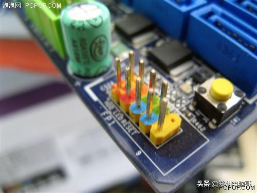 电脑主板跳线针脚识别,主板跳线16孔12针接法图解