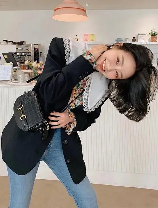 古力娜扎深v蓝色礼服和鞠婧祎,娜扎和鞠婧祎