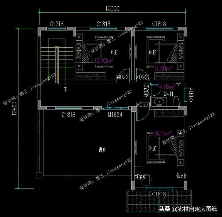 农村三层别墅图片大全带大露台,农村最简单的三层别墅带露台