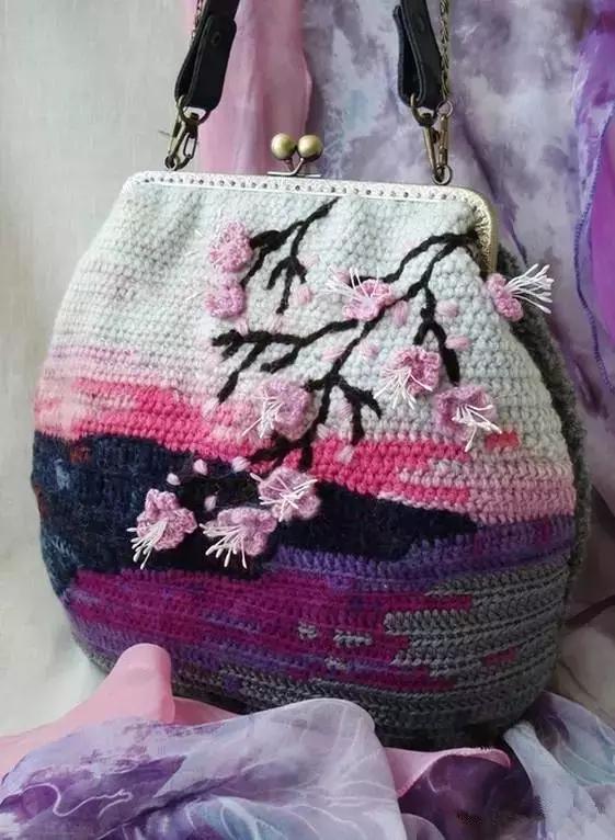 31款超美的爱尔兰钩花包,绝对让你爱不释手,独特的美!附教程