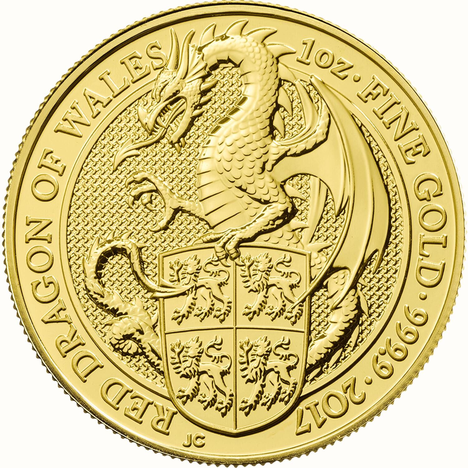 英国女王银币全部款式,英国女王神兽系列纪念币