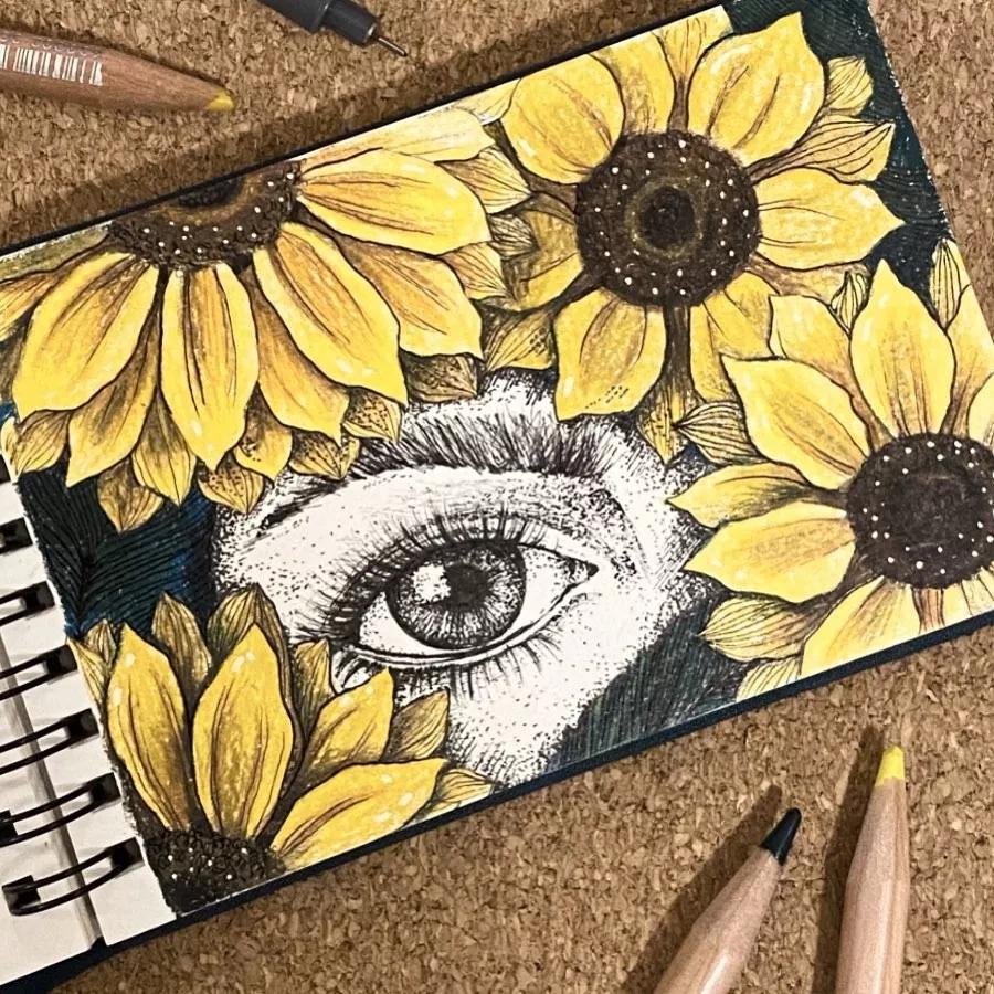 一看就懂的针管简笔画,针管笔入门手绘1000例临摹图