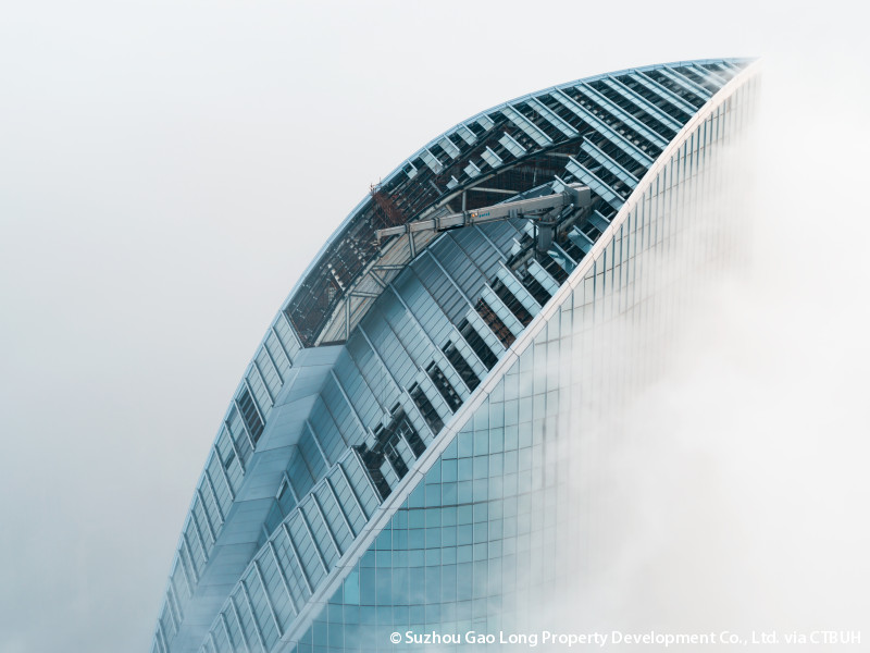 江苏最高的紫峰大厦,摩天高楼江苏