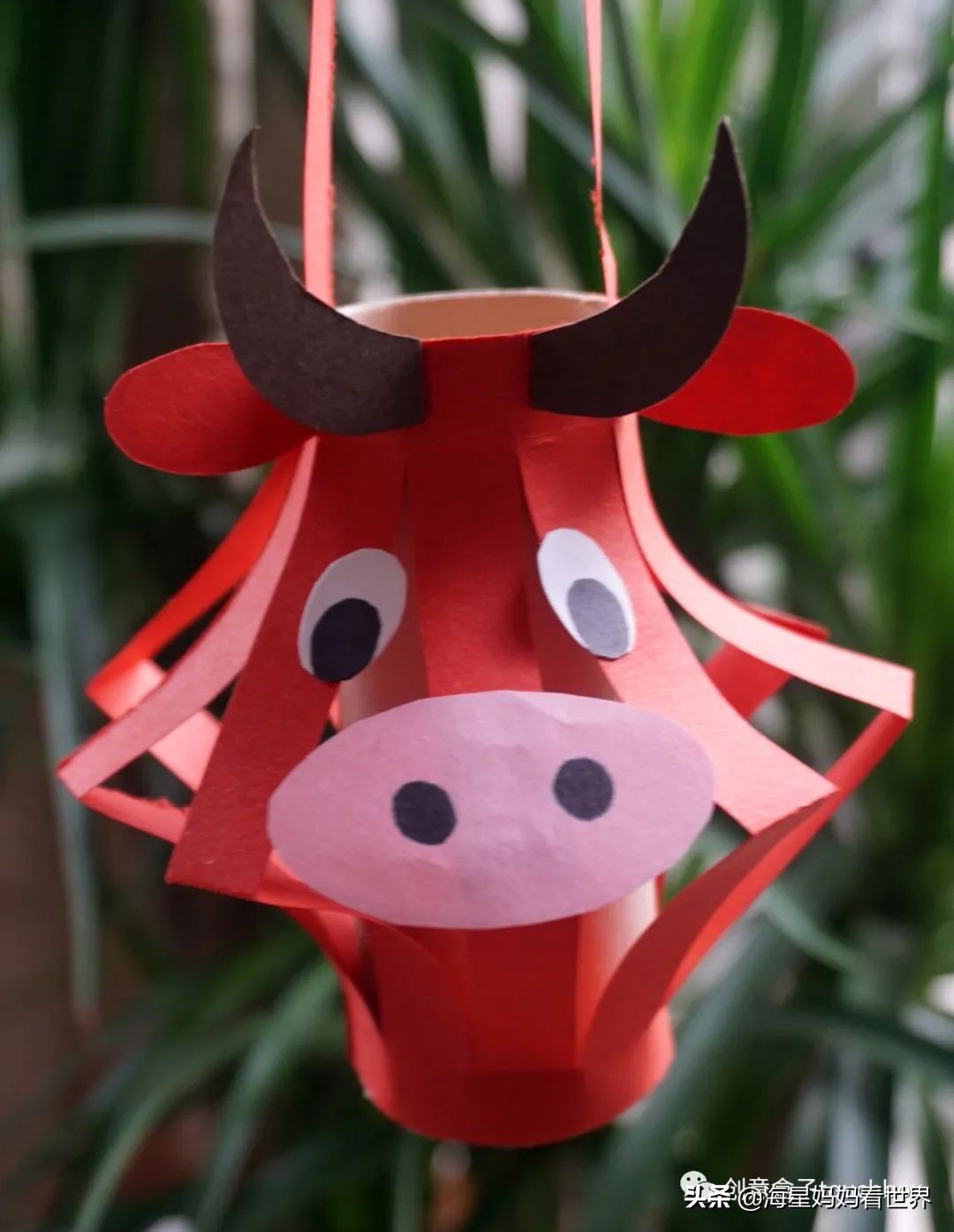 春节到，超可爱的牛卡片、牛灯笼、纸筒牛开心玩起来
