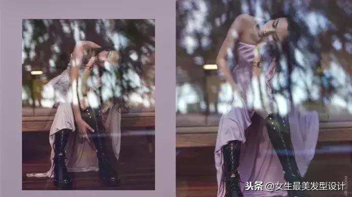 齐肩港风慵懒卷发长发,慵懒复古风卷发胖子女