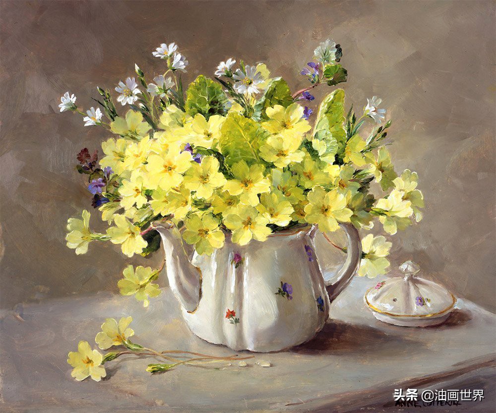 花开了,我便画花!花谢了,我便画自己!