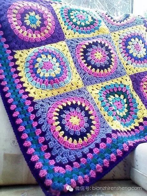 各种毛线毯的编织教程,手工毛线毯编织