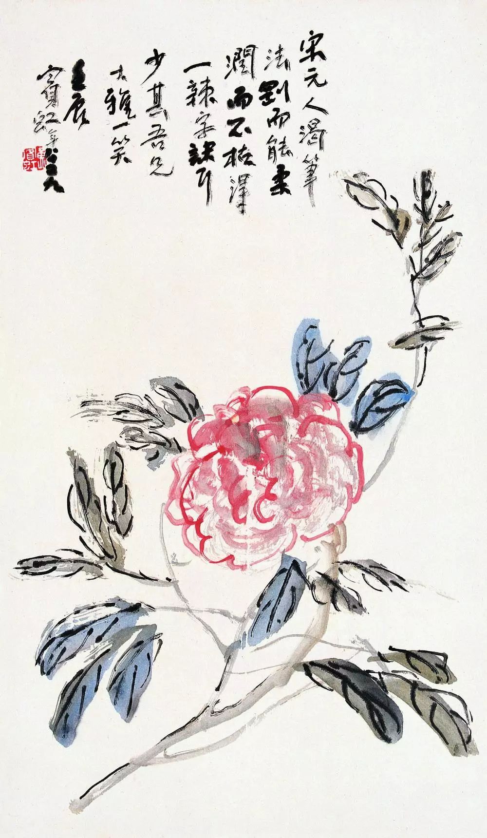 100幅精美写意牡丹画,名家大写意画牡丹作品图片