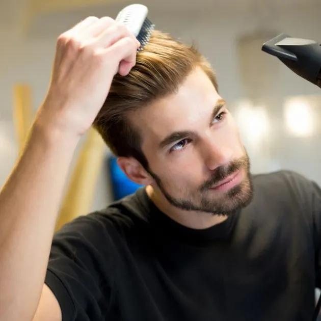 发际线高适合的发型m型,男士m型发际线适合发型