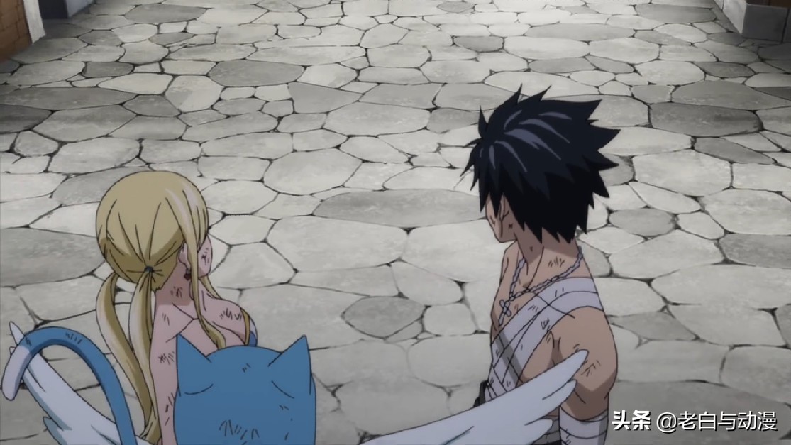 妖精的尾巴248话露西腿部被炸,妖精的尾巴时钟篇露西消失