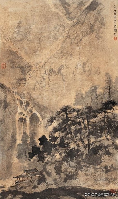 傅抱石山水画30幅,傅抱石山水画精品60幅
