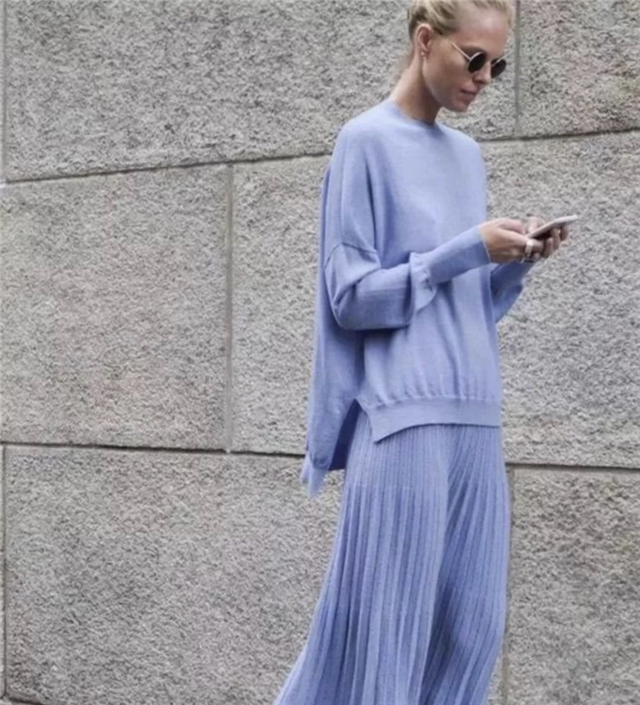 冬季百褶裙怎么选显瘦,长款百褶裙测评秋冬搭配
