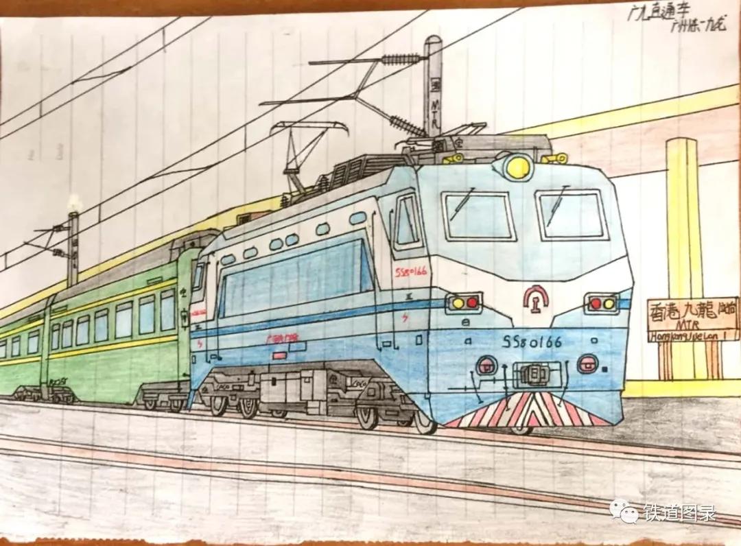 铁路人文:手绘火车