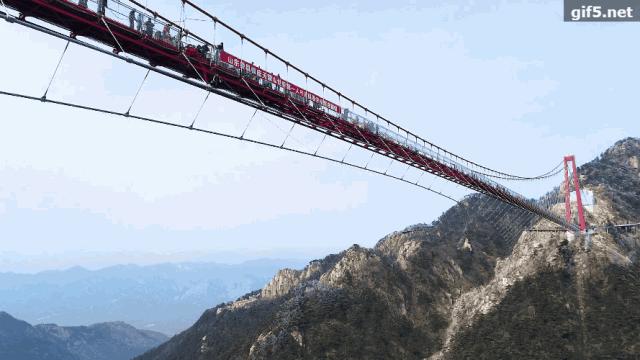 在天蒙山挑战千米高空极限荡绳,天蒙山挑战