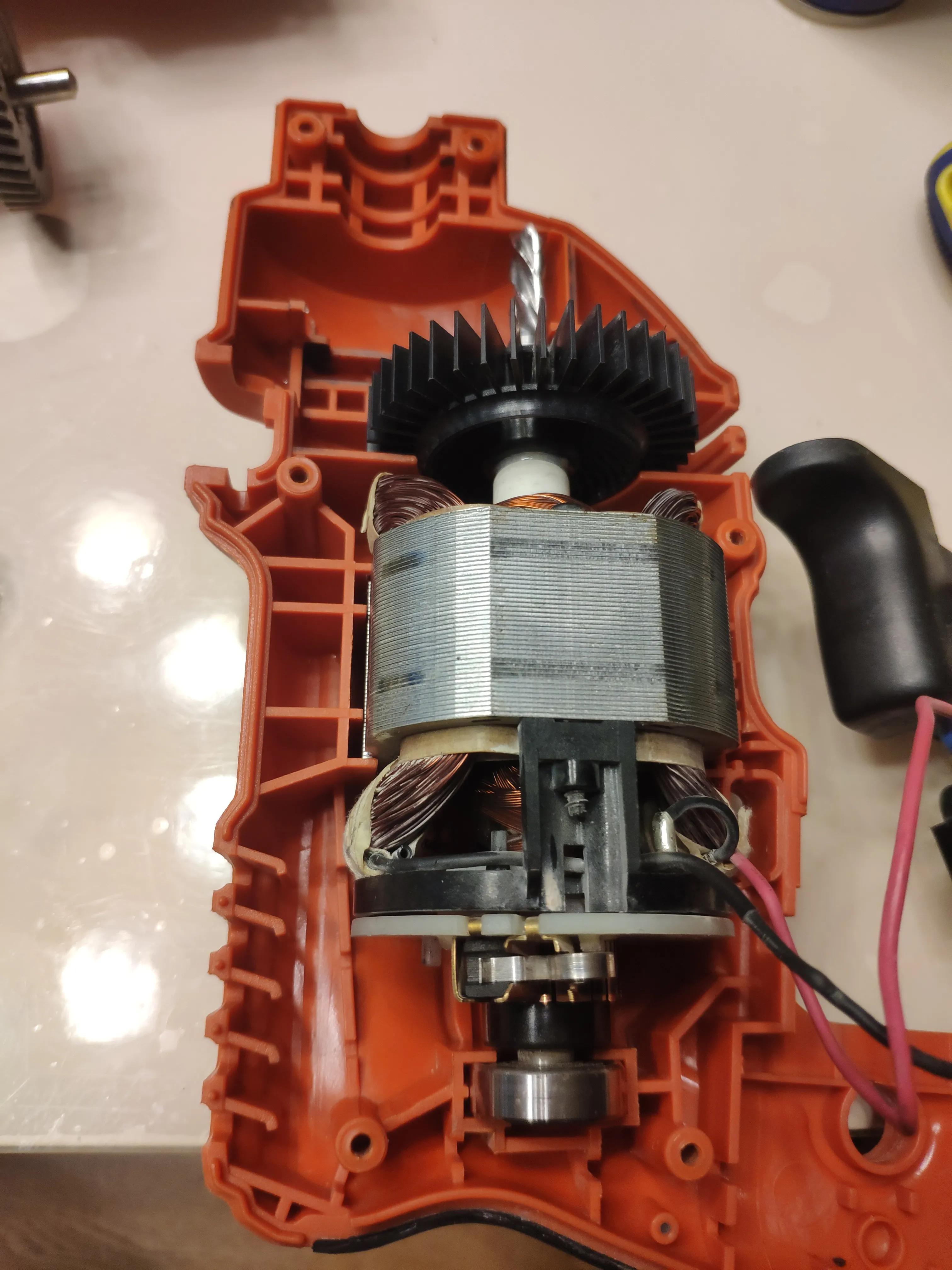 博大冲击钻电钻拆解,无刷冲击电钻拆解安装