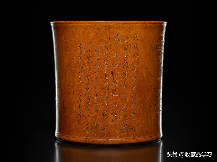 清代黄杨木笔筒拍卖价格,20公分明清黄花梨笔筒拍卖记录