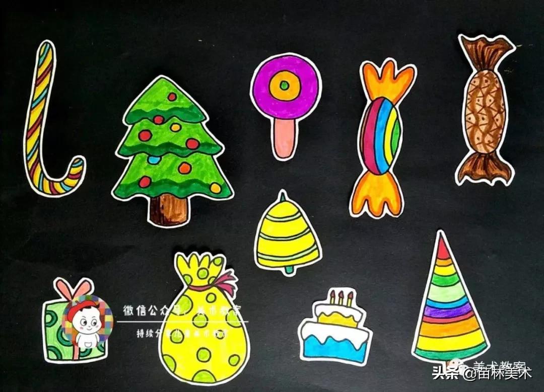 圣诞节的手抄报怎么画简单又好看,圣诞节美术手抄报