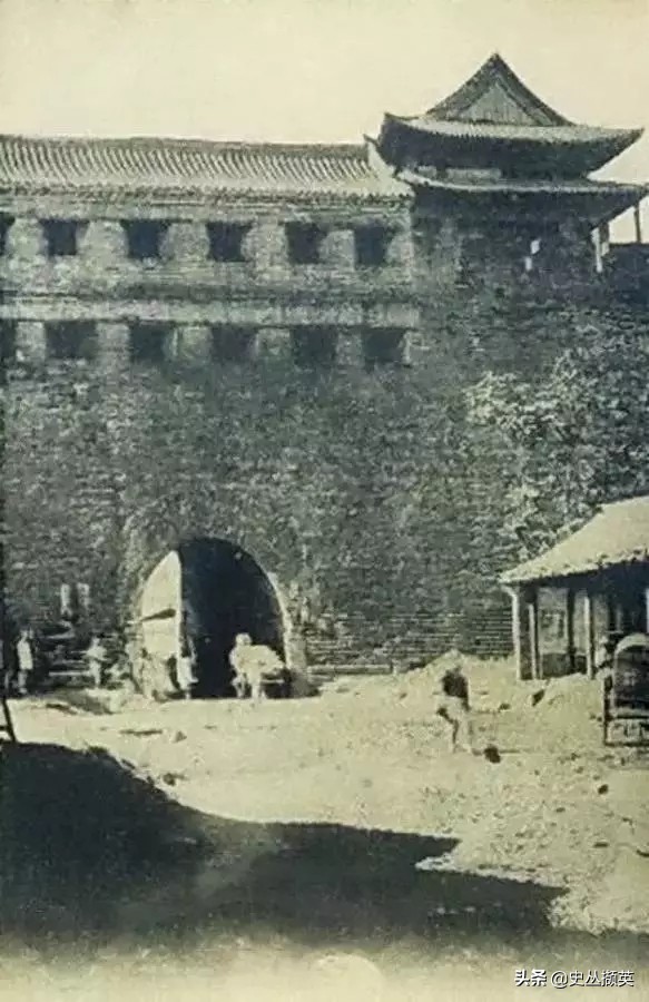 明清时期老北京安定门风貌,清末老北京的城门之永定门