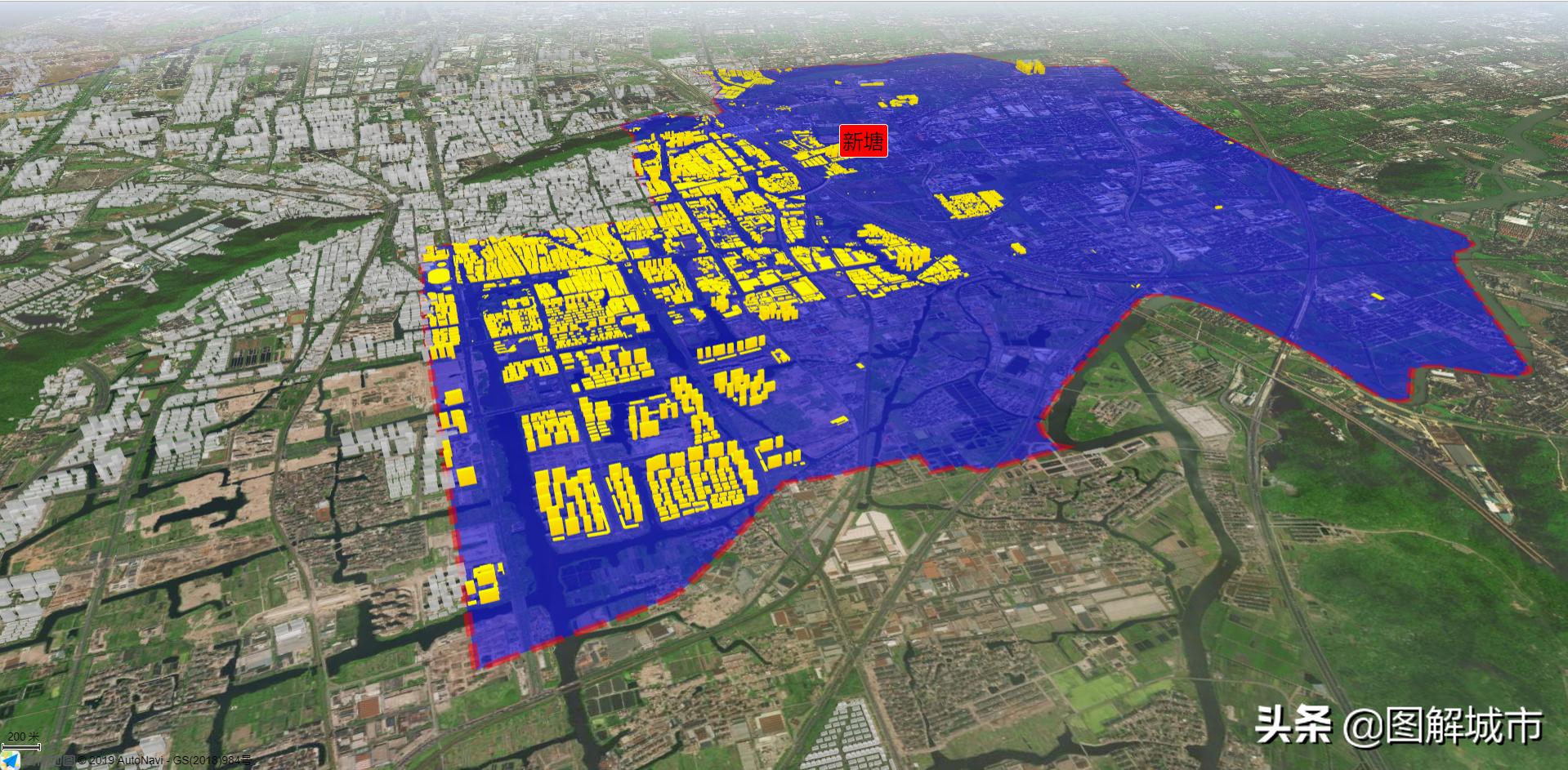 新塘城区地图,杭州新塘板块规划