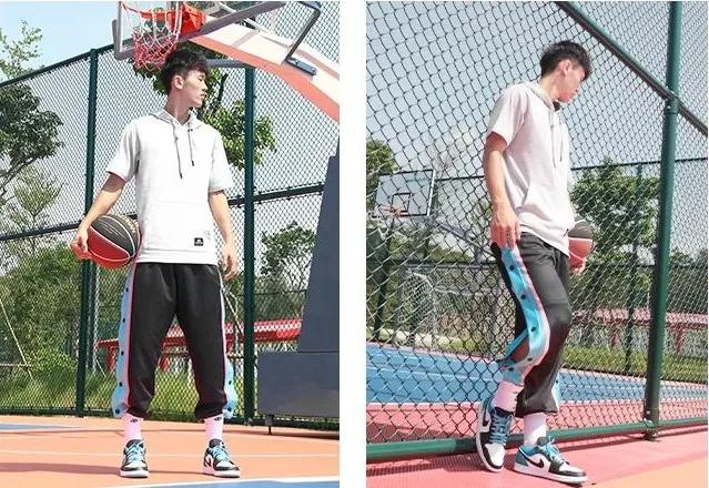 宽松直筒四面弹休闲长裤,休闲款长裤男女都能穿